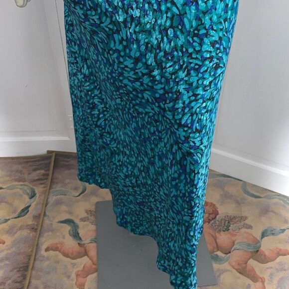 Vintage Neiman Marcus UNION MADE Slip Satin Maxi Dress Georgette Trabolsi Medium - Picture 5 of 15